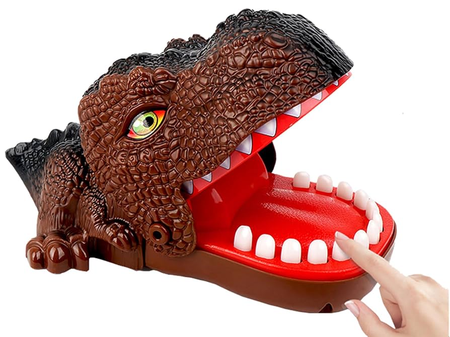 Amazon.co.jp: 痛い鰐 玩具 指を噛むゲーム ワニパニック 特大