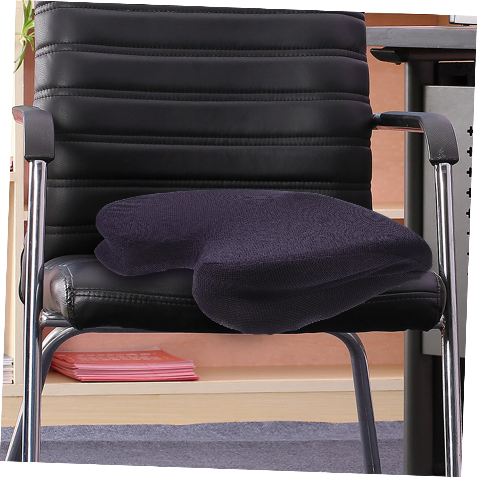 Alipis Coussin de Siège Confort en Mousse à Mémoire, Soutien Précis Fesses, Design Portable, Maison Bureau
