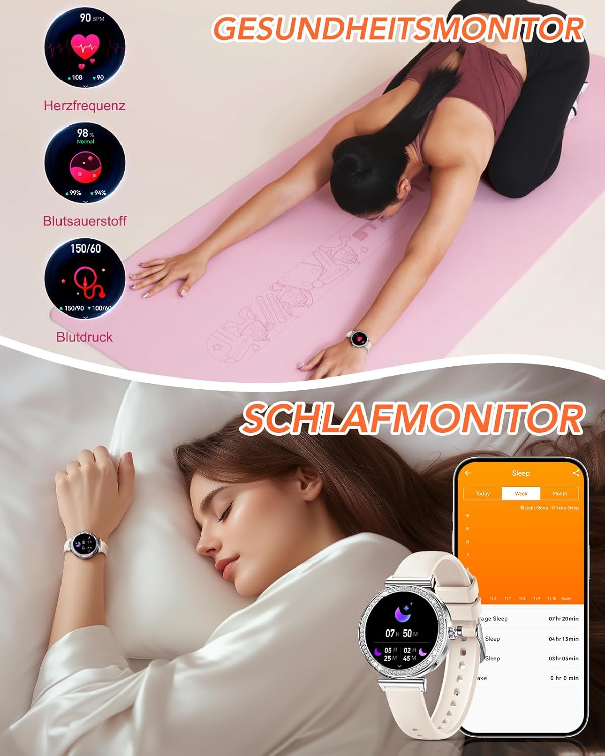 CIVO Smartwatch - Funcții concepute pentru femei