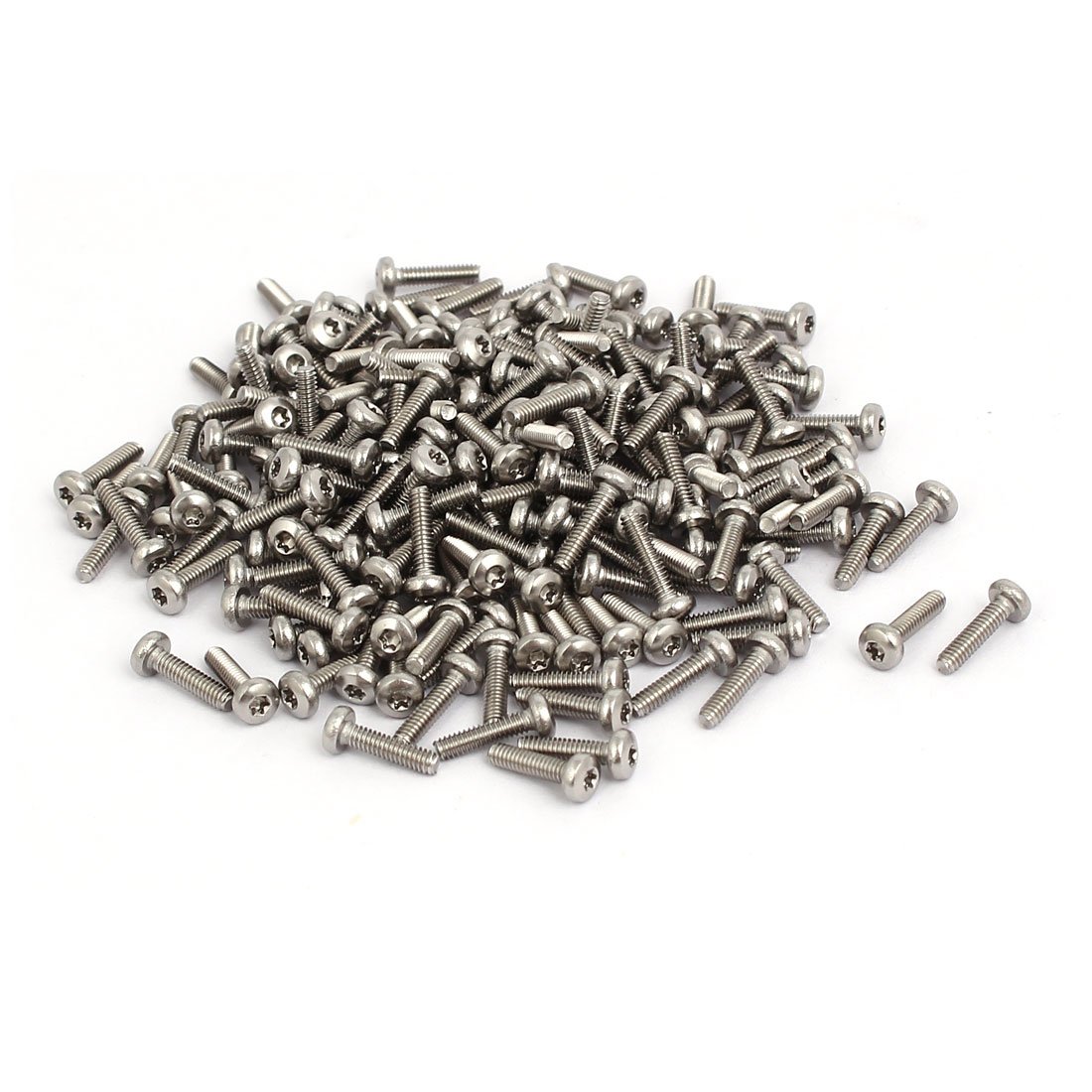 Uxcell Silver Tone Sourcingmap M2x8mm 304 Stainless Steel Button Head Torx Screws Fasteners 200Pcs