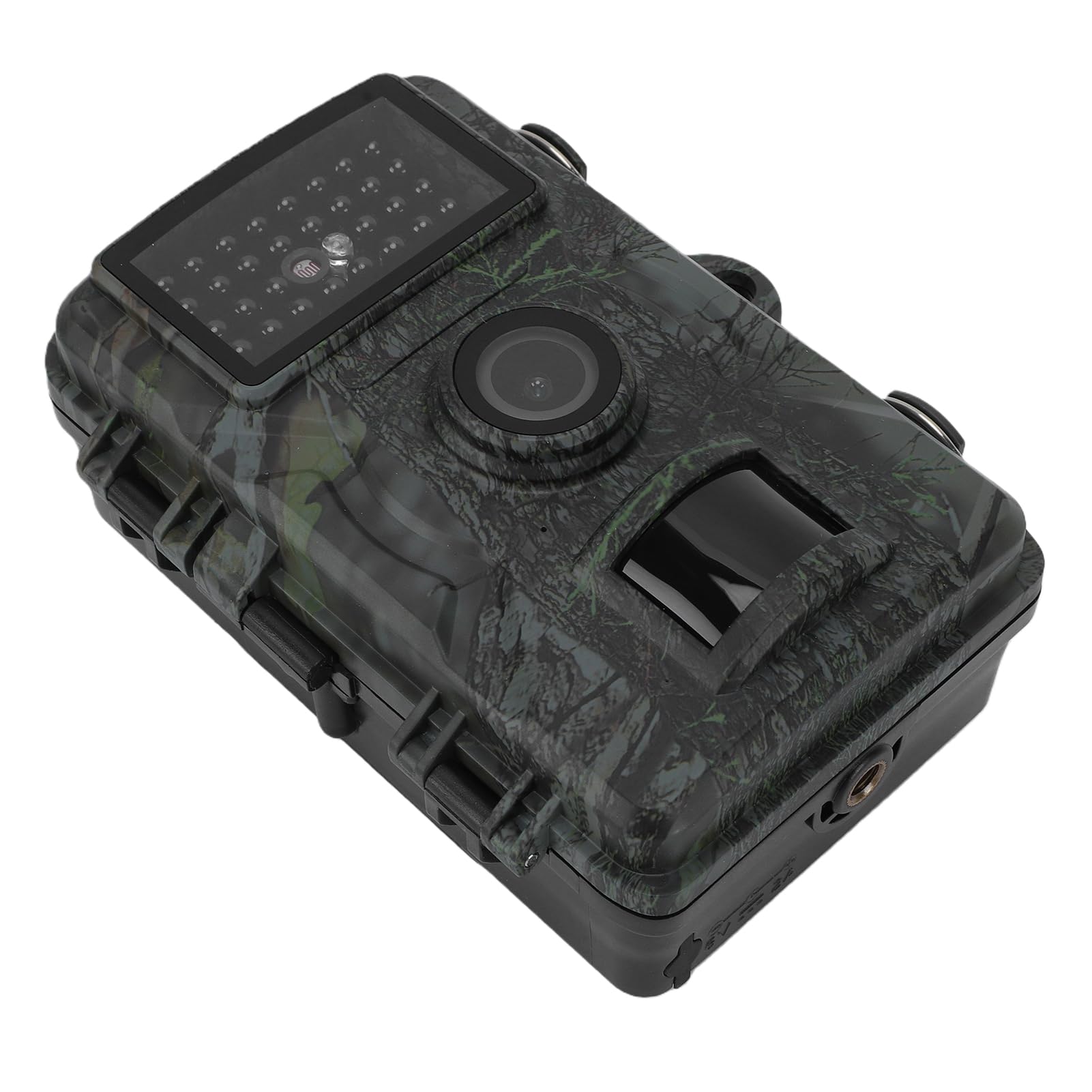 Caméra de Surveillance de la Faune Activée par Le Mouvement avec écran de 2", Photos 12 MP, Vidéos 1080p, Caméra de sécurité Extérieure IP56 pour l'observation de la Faune et la sécurité