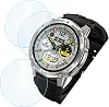 Protector de pantalla para reloj inteligente KOSPET TANK T4C - [Paquete de 3] Película de vidrio templado HD [Dureza 9H] [Resistente a rayones] [Sin burbujas] Compatible con reloj inteligente GPS KOSPET TANK T4C de 1.5" 1
