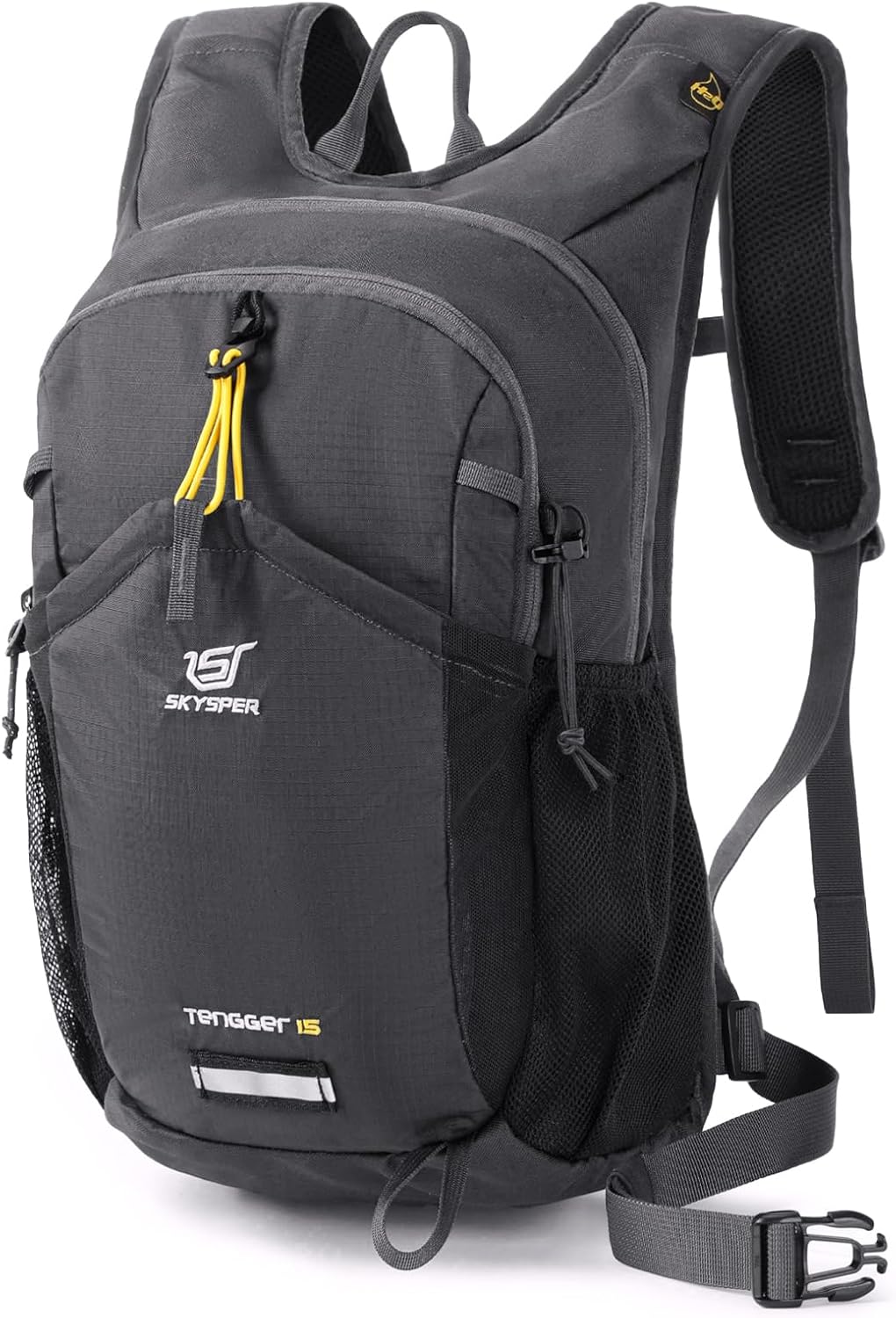 SKYSPER Hiking Backpack 15L Lightweight Walking Daypack for Camping Travelling Daytrip Small Trail Bagpack for Men Women