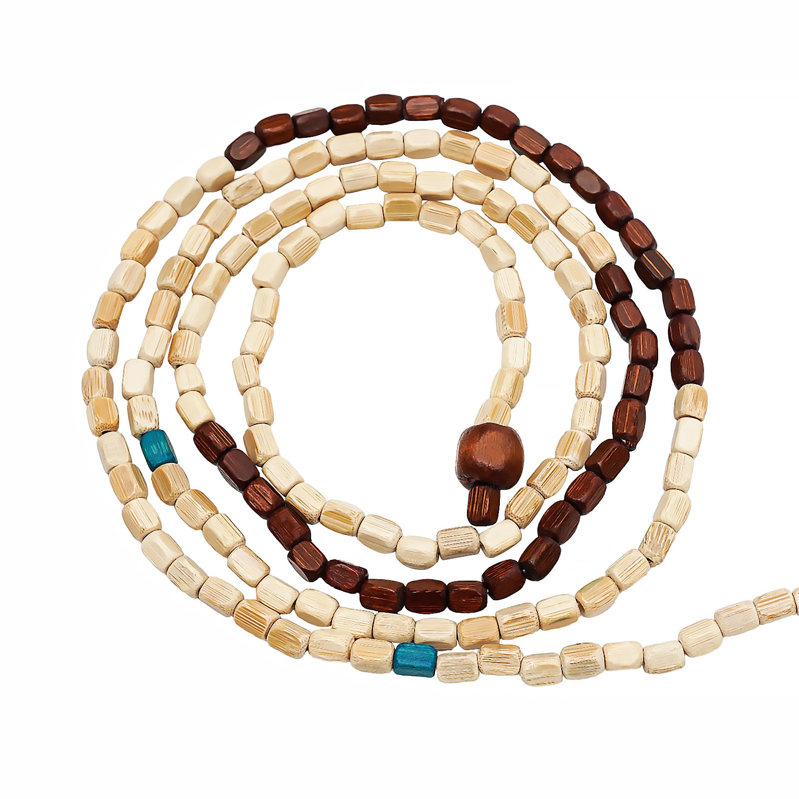 Rideau de porte rétro en perles de bois - 31 lignes - Rideau de perles en bois - Rideau de séparation - Rideau de séparation - 220 x 90 cm