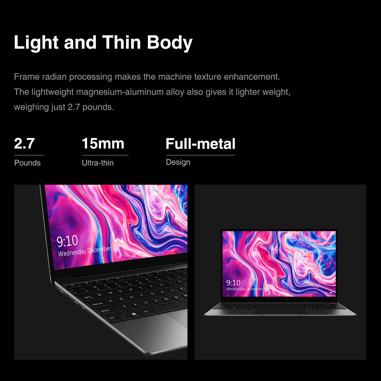 CHUWI Aerobook ProノートPC m3-8100Y SSD IPS CHUWI AeroBook Pro 13.3 inch Windows 10 Intel M3-8100Y 8GB