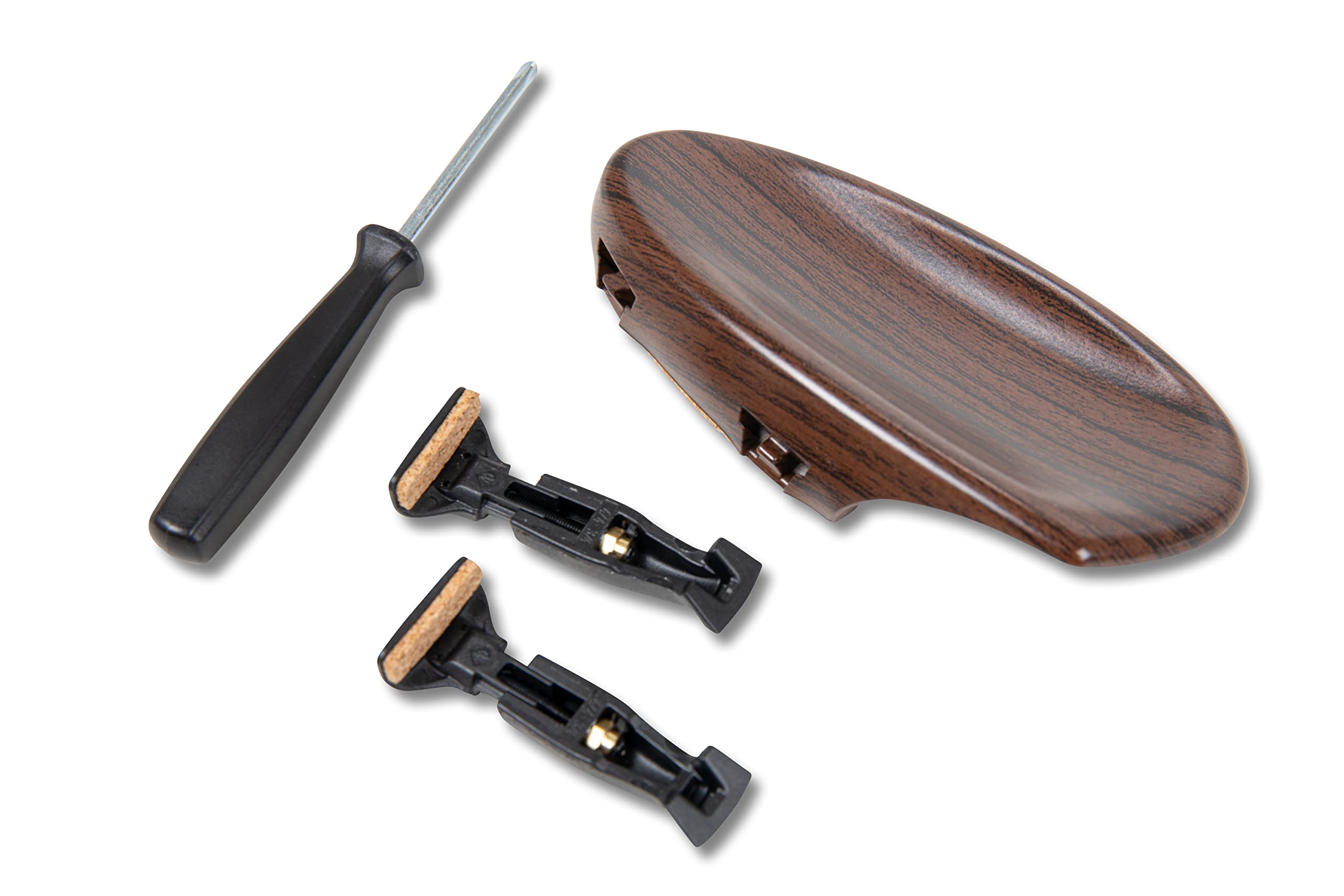 Wittner Chinrest, side-mounted chinrest Violin 4/4, high-tech plastic, anatomically shaped, allergy-tested, with screwdriver - Image 4