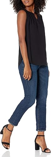 Miniatura 4 de Tienda Essentials Camisa tejida sin mangas con cuello en V para