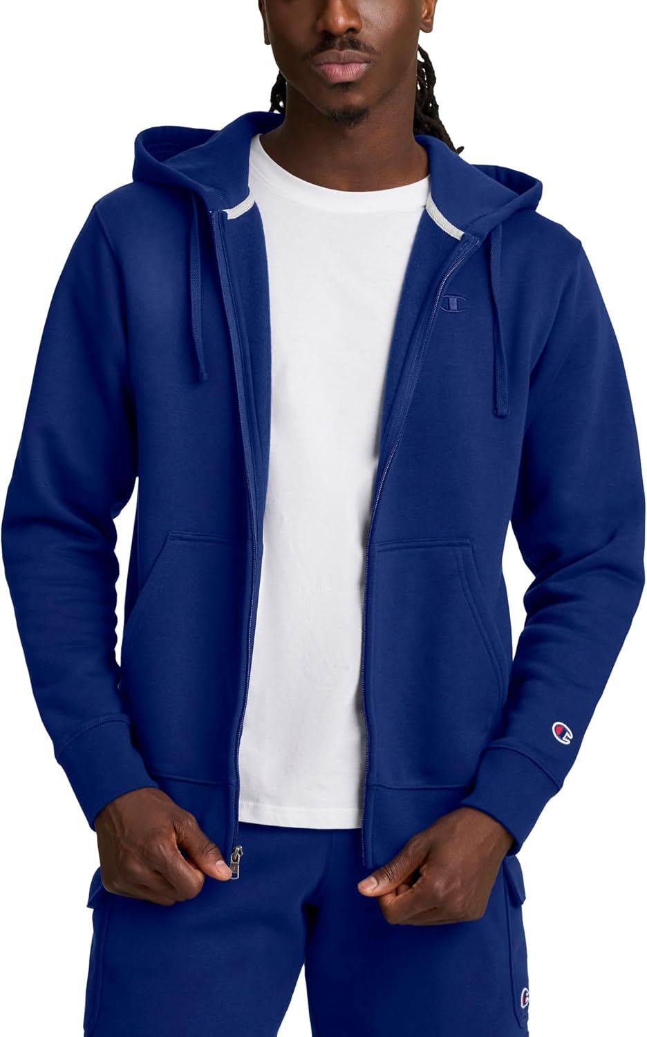 Champion mens Zip-up Hoodie, Comfortable Zip-up Hoodie Sweatshirt for Men (Reg. Or Big & Tall)