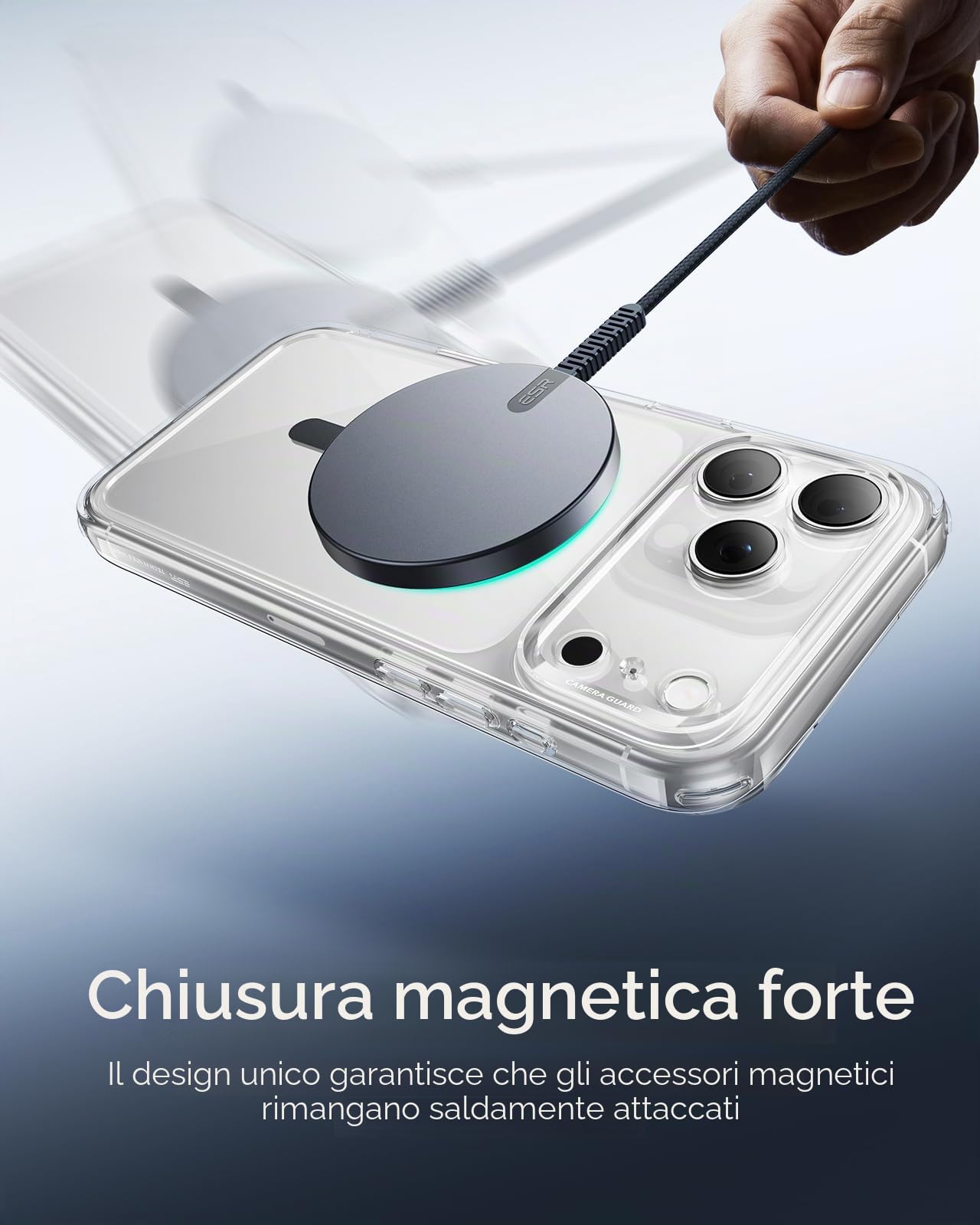 ESR Anelli MagSafe, 2 Anelli Metálicos Universali per funde di Telefono, Compatibili con iPhone 17/17e/16/16e/15/14/13/12, Google Pixel 10, S26+/S26 Ultra/S24/S23/S22/S21, Accessorio MagSafe, Nero