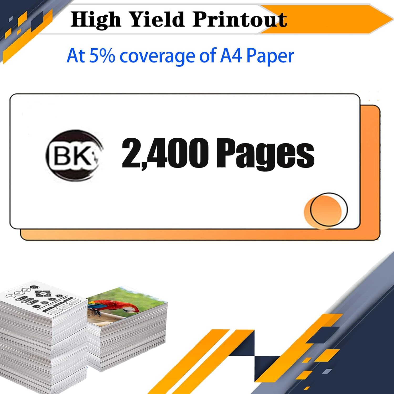 High Yield Printout for WMSNUH MF-230 MF230 Toner Cartridges