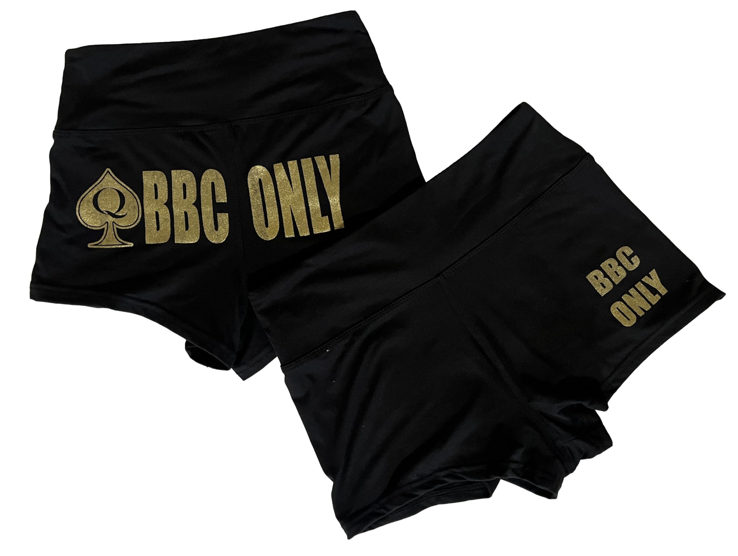 SpadesCastleBBC Only Yoga Shorts - Booty Shorts for Queen of Spades