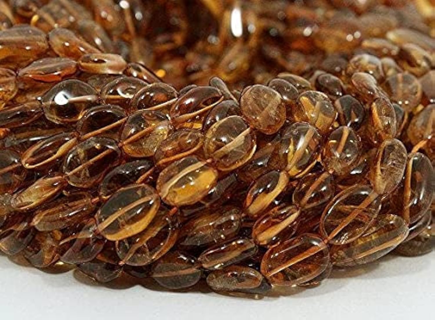 Citrine foncée en perles LKBEADS pour créer vos bijoux d'été d'inspiration bohème