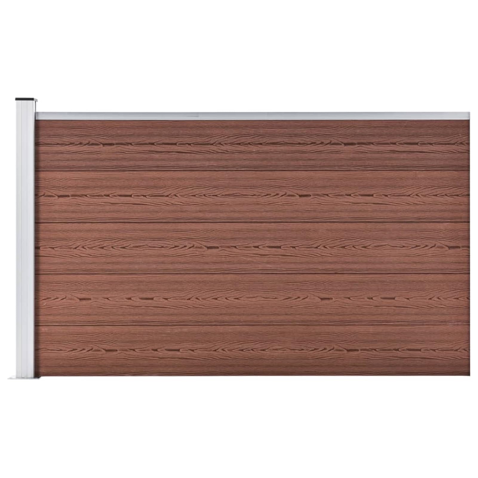 Valla de jardín WPC 175 x 105 cm, tela marrón, valla de alambre de gallina, alambre soldado para jaula de pájaros, alambre de malla de conejo, valla de serpiente, malla de aves de corral, malla de