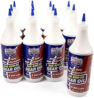 Lucas Oil 80W-90 Gear Oil Case of 12 - Heavy Duty High Performance Protection for Racecars & Trucks