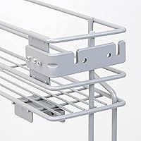 Vista 6 de Emuca - Supra Portabidón extraíble con cierre suave, módulo 5.906 in (5,9 pulgadas), pintado gris metálico, acero