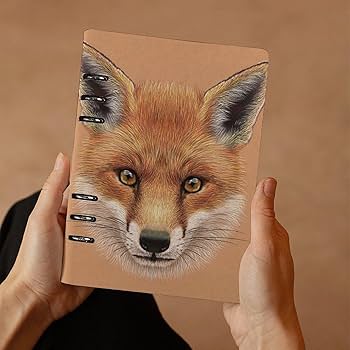 キツネ（プロフ必読) Amazon.co.jp: ルーズリーフノート キツネ 狐 かわいい システム