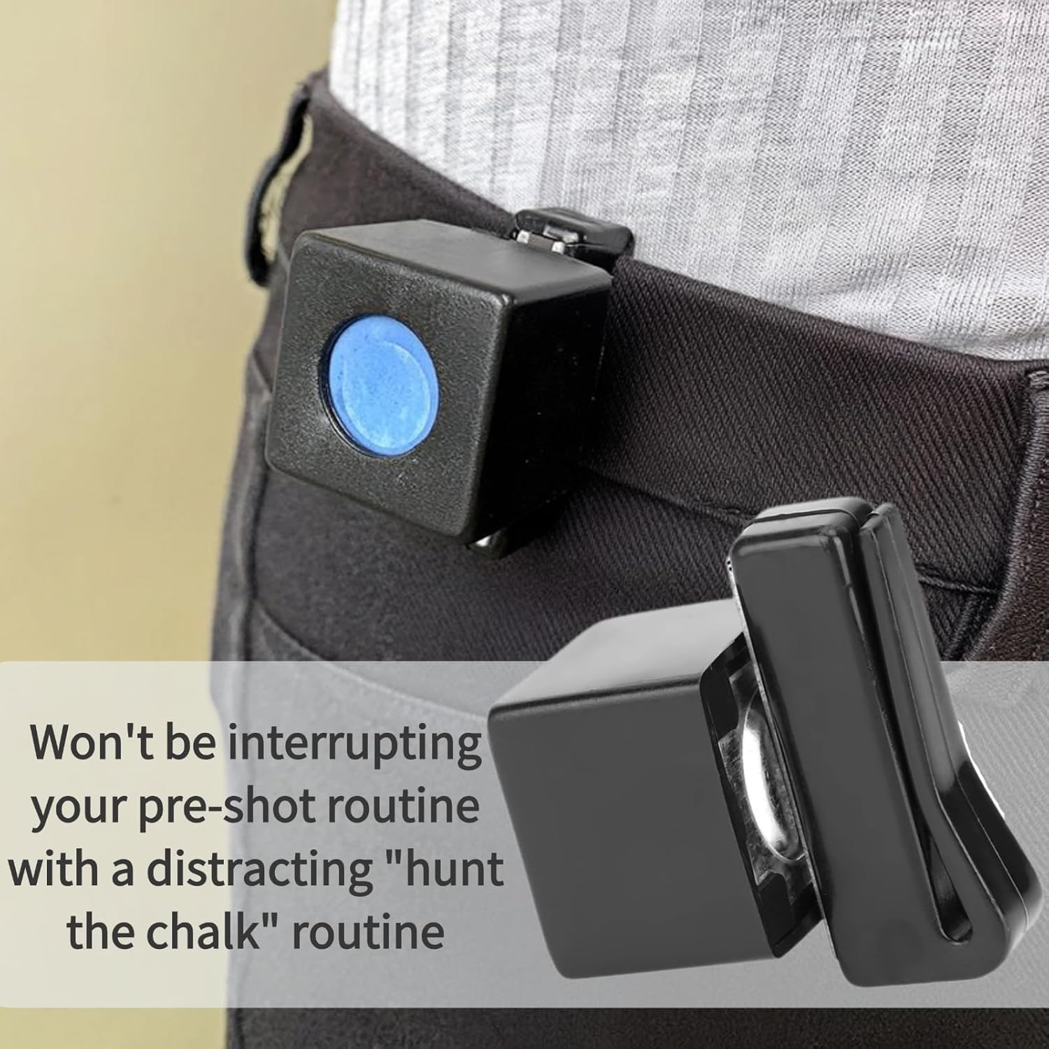 Soporte para Tiza para Taco de Billar, Porta Tizas Billar Magnetico Portátil Titular de Tiza Pool Cue Accesorios de Billar