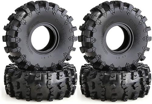 2.2 RC Crawler neumáticos de goma suave barro nieve nadador neumáticos OD 5.906 in para 1/10 RC Rock Crawler coche Axial SCX10 90047 D90 TF2 Tamiya