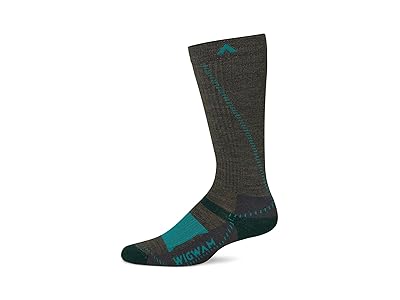 Wigwam Merino Trek Hiker Crew Cut Socks Shoes Olive : LG (US Men