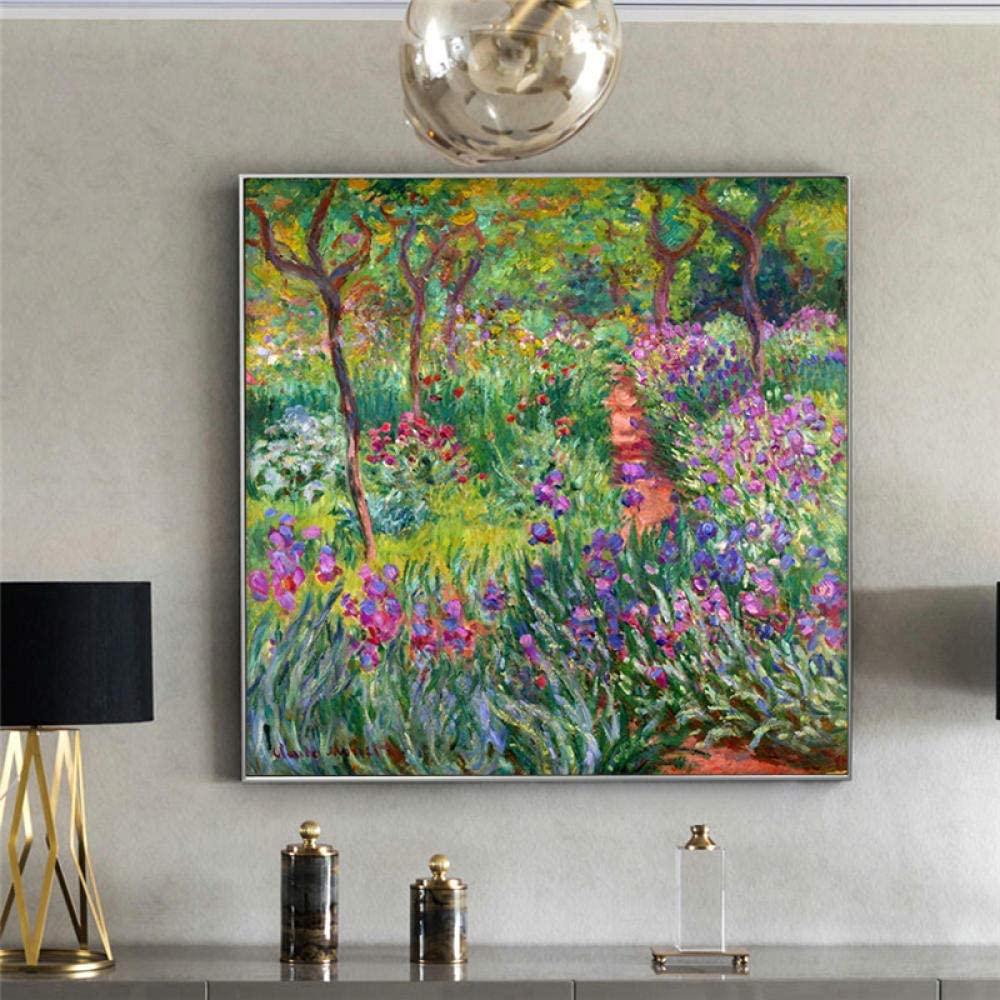 YSCOLOR Full Drill DIY 5D Diamond Painting Claude Monet Woman in The