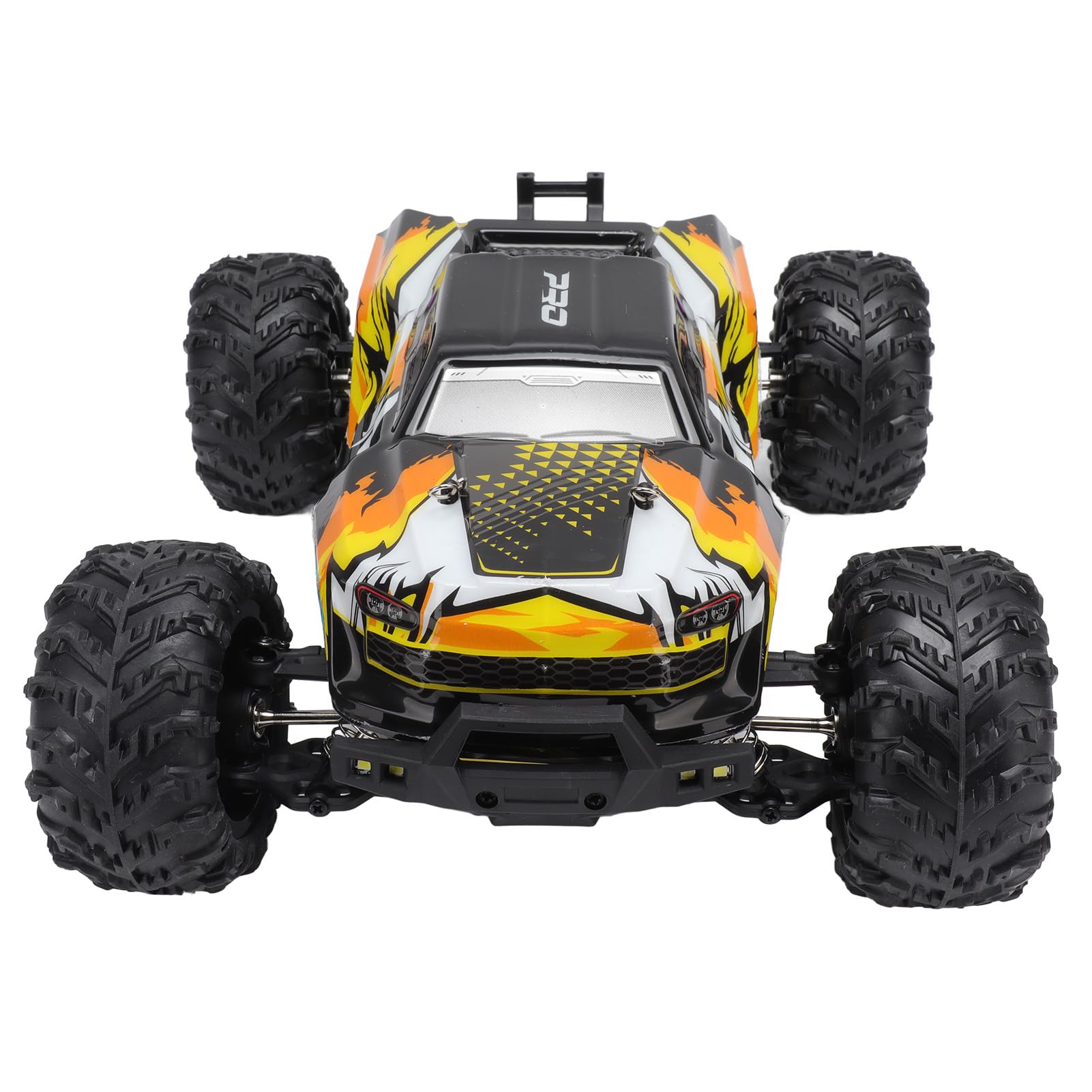 RC samochód terenowy, pilot zdalnego sterowania 35A ESC 2.4G bezstopniowa zmiana prędkości ze śrubami dla ponad 14 dla rozrywki (pomarańczowy)