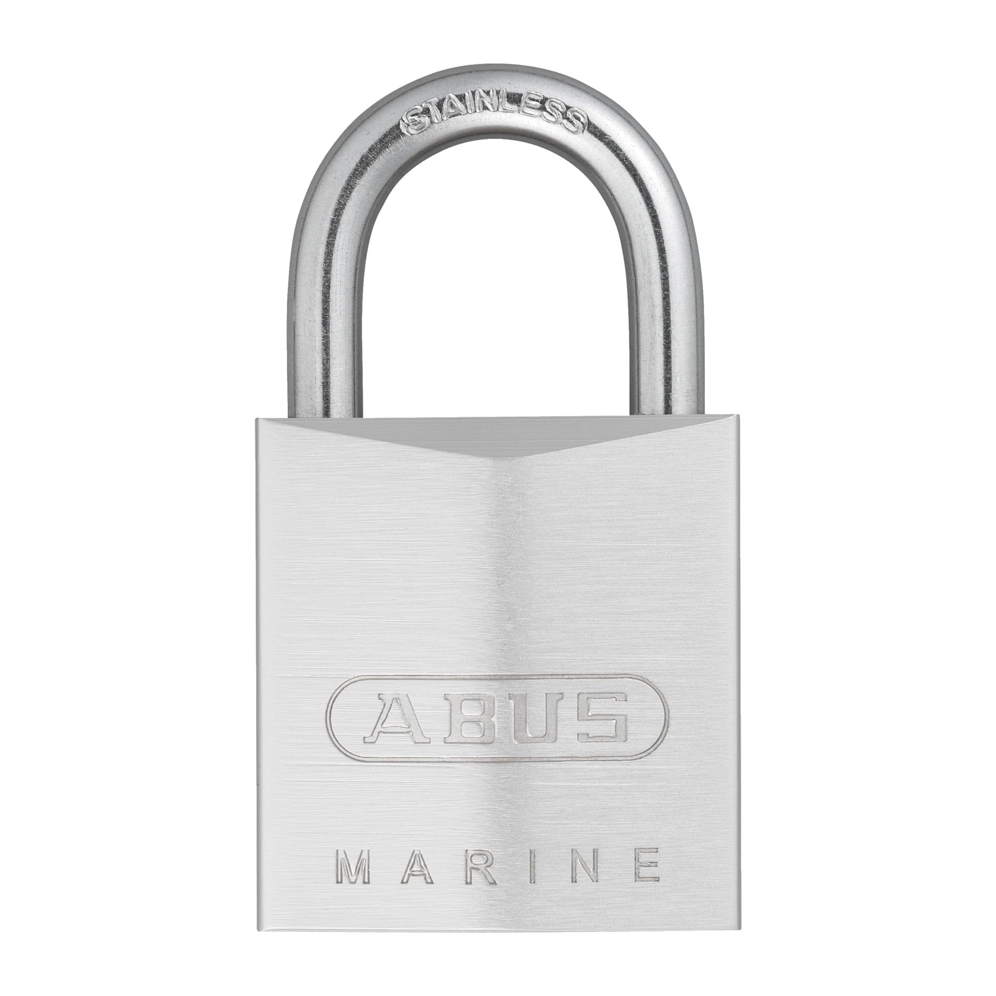 ABUS 75IB/30 Small Stainless Brass Lock with 2 Keys for Locker, Outdoor, Home, 1.2in (30mm) Wide, Keyed Different