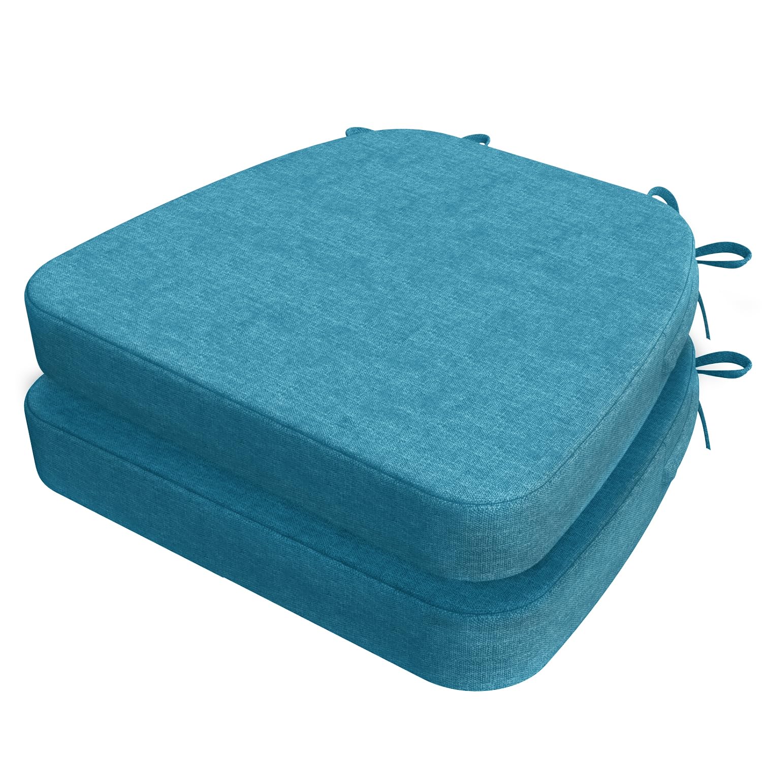 AAAAAcessories Chair Cushions for Dining Chairs, 17 x 16 x 2 in, Set of 2