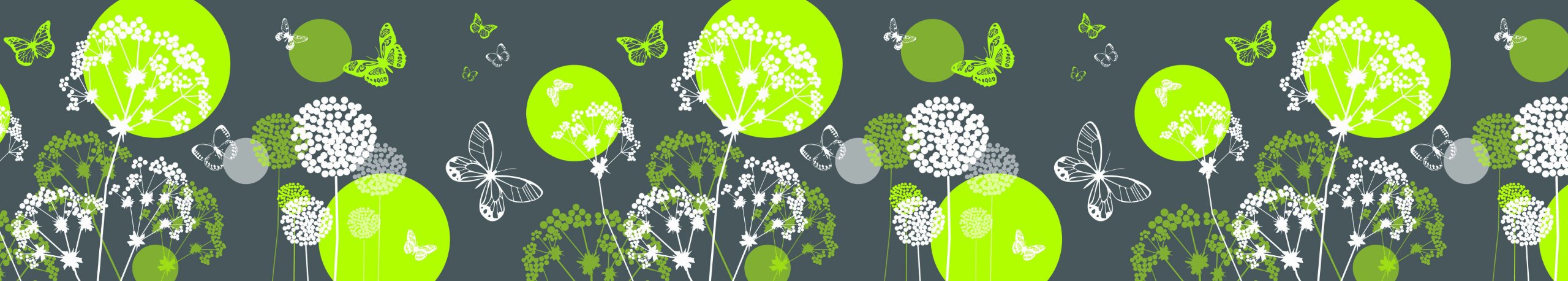 Ideal DécorDM74508 World of Butterflies 18.5-Inch-by-105.5-Inch Wall Stripe