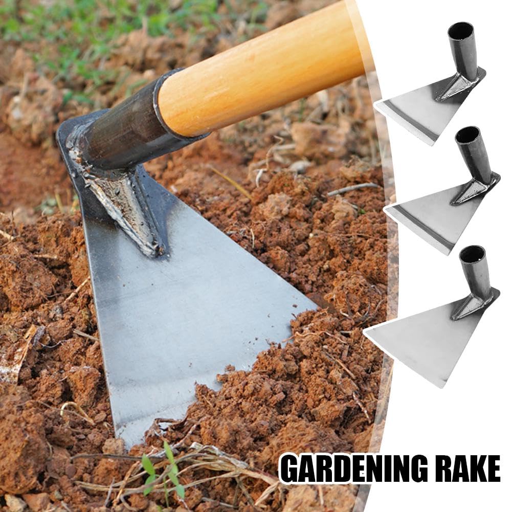 Binette De Jardin En Acier - Outil Manuel Pour Désherber Et Aérer La Terre, Tête Robuste, Taille Environ 15 Cm - 2