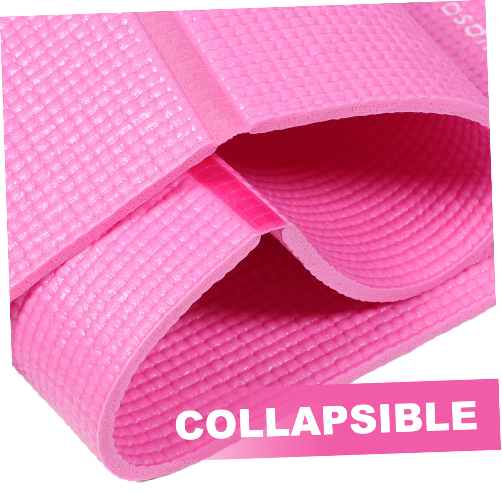KOMBIUDA Esterilla Segura Antideslizante y Plegable de Yoga de Tpe para Pilates y Estiramientos, Adecuado para Casa y Ejercicio