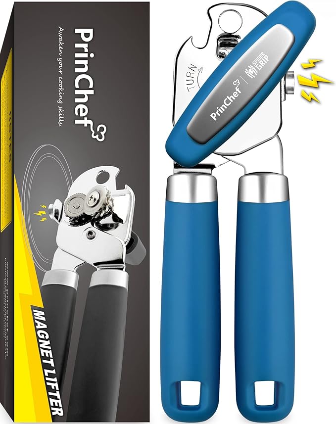 PrinChef Can Opener Manual, Can Tin Bottle Opener with