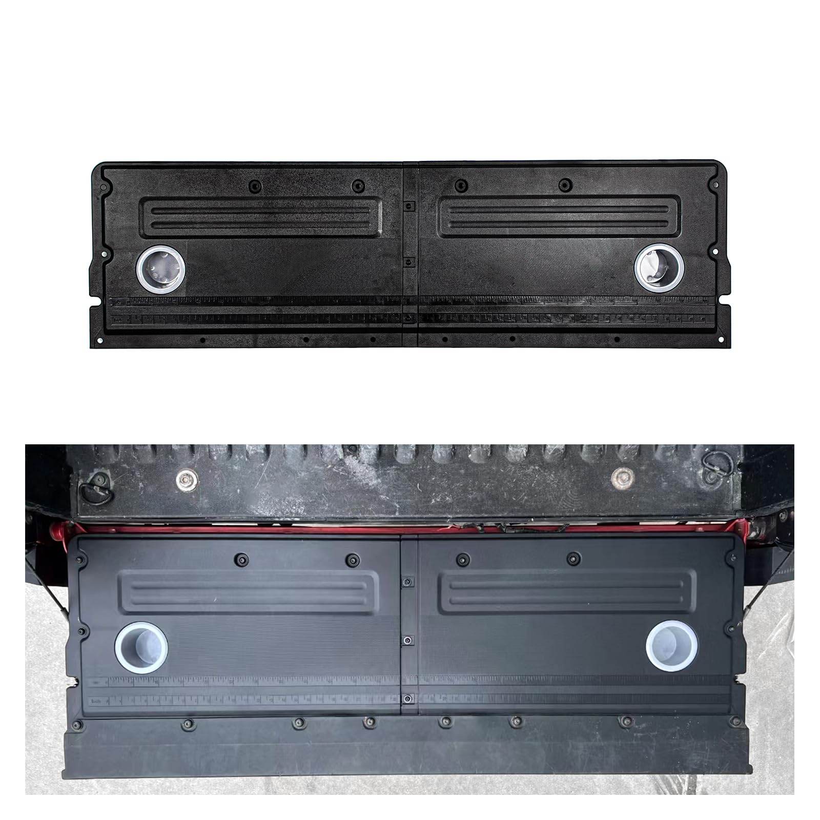 Tailgate Cover Panel Table Plate Pad for Toyota Tacoma 2016-2023
