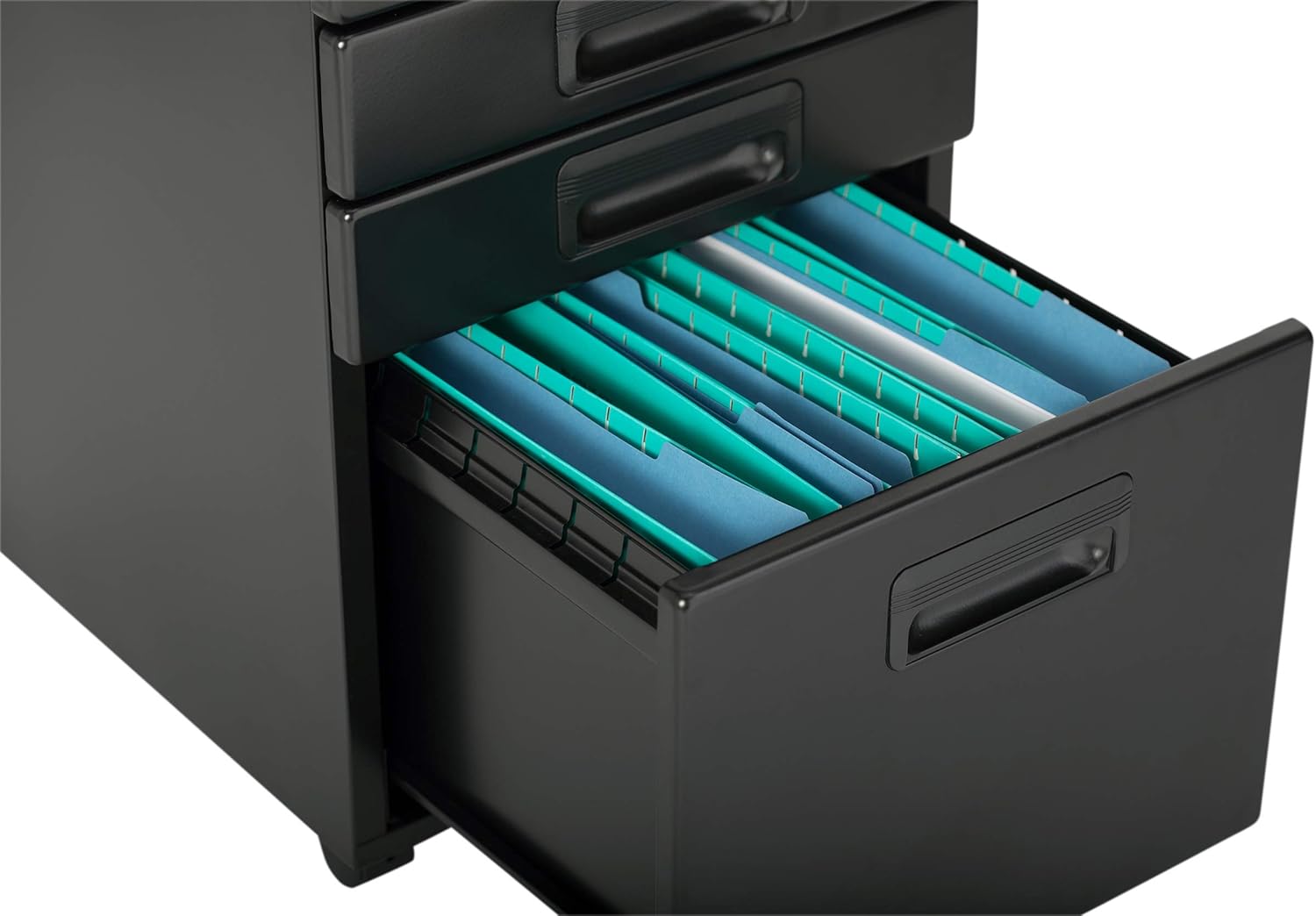 3 Drawer Metal Rolling File Cabinet with Locking Drawers : Office Products