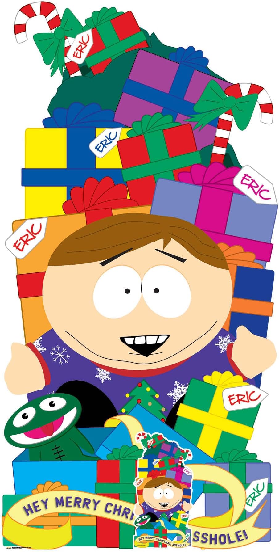 Star Cutouts SC4663 South Park Cartman Stack Life-Size Cardboard Cutout (180cm) – Festive Comedy Display for Parties, Collectors & Fan Spaces
