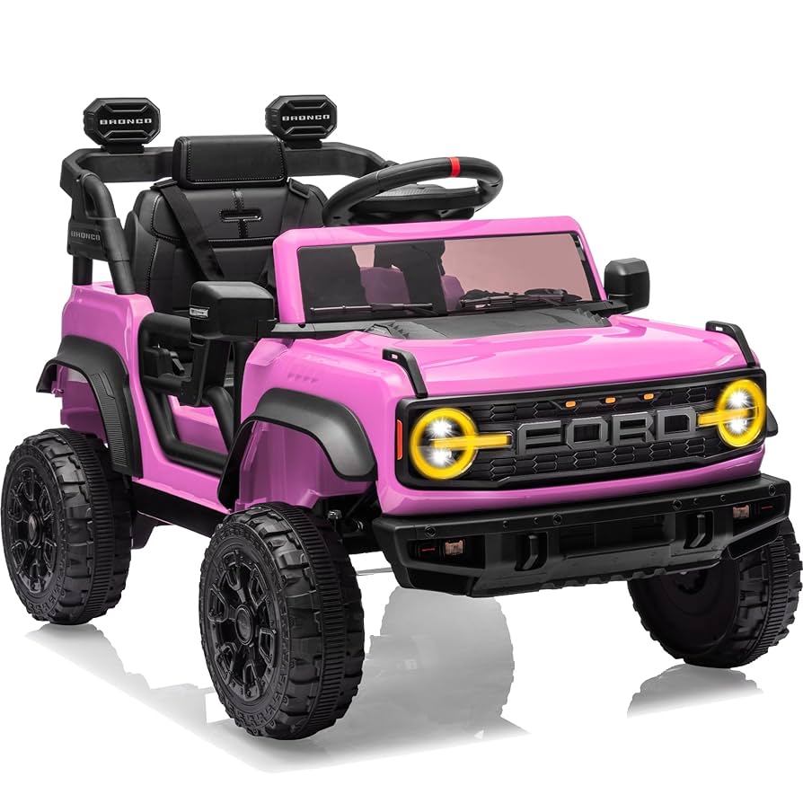 乗用トイフォード アーリーブロン コブラック 6V 乗用玩具KID TRA Amazon.com: Kid Trax 6V Ford Bronco Ride-On Toy for Ages 3-5