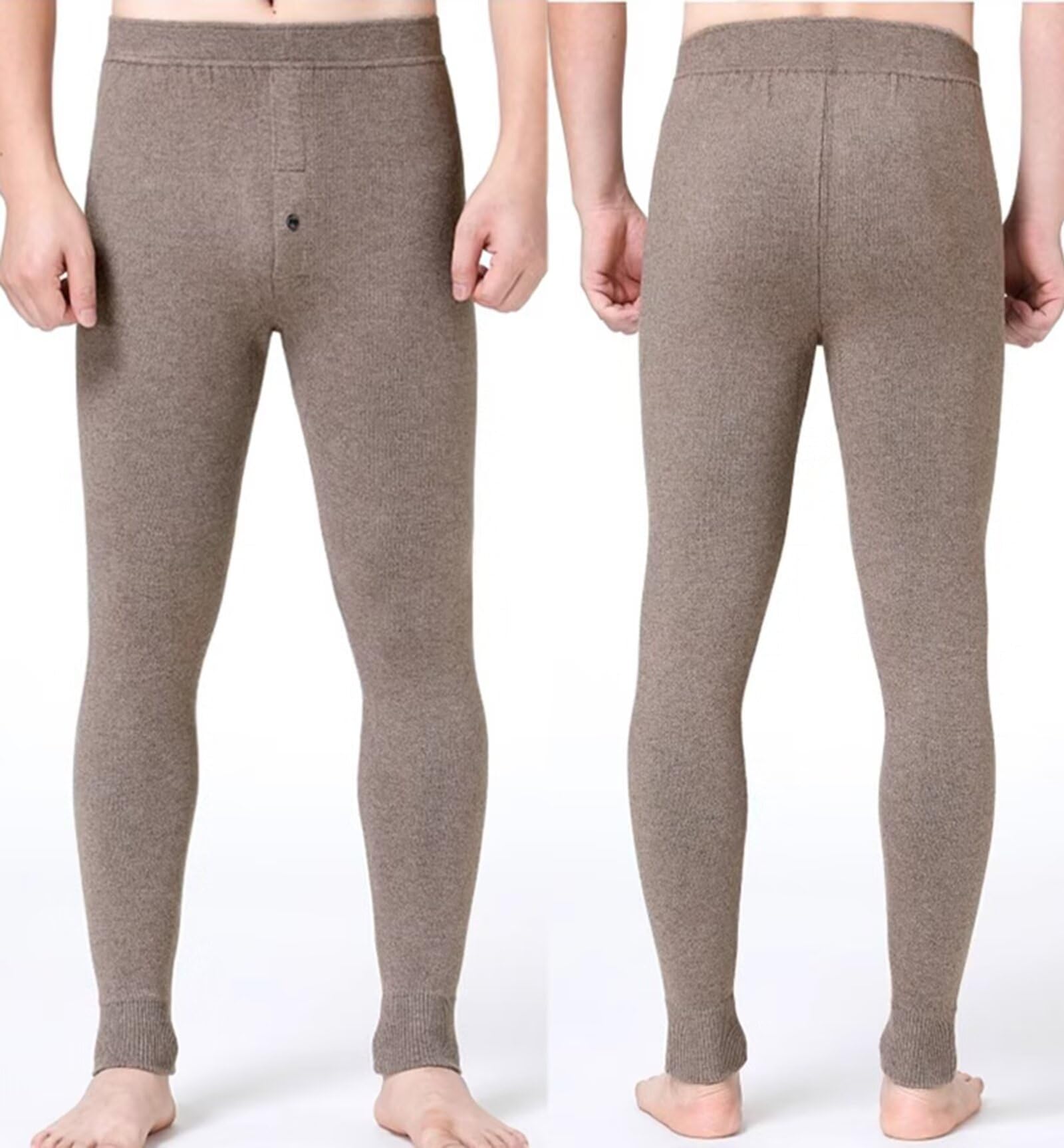 100% Cachemira Ropa Interior térmica Pantalones para Hombres y Mujeres Pantalones de Capa Base térmico Leggings Unisex