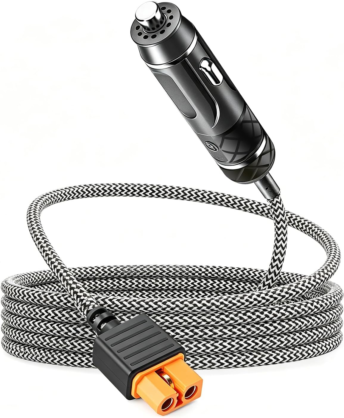 KFD 12V/24V XT60i Car Charger for EF ECOFLOW River Delta 3 2 Pro Max Plus Anker SOLIX Series DJI Power 1000 500 BLUETTI AC70 AC50B EB55 Allpowers Portable Power Station Solar Generator Power Cord