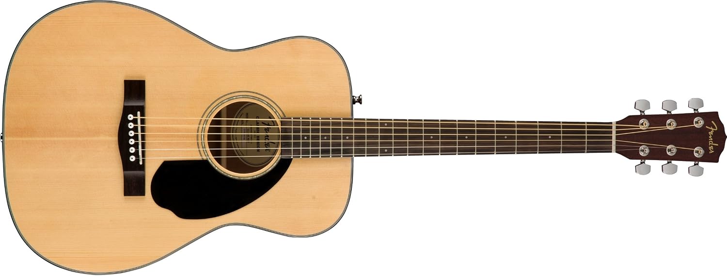 Fender CC-60S Right Handed Acoustic-Electric Guitar - Concert Body Style - Black