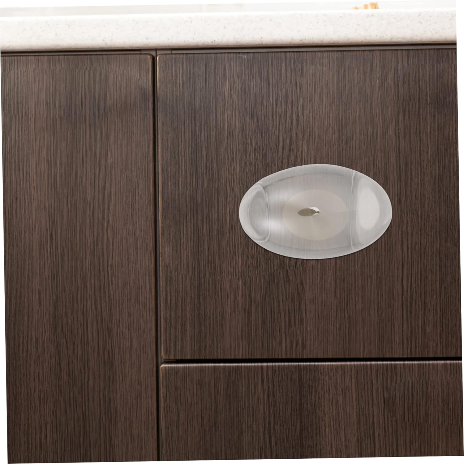 Housoutil Unique Crystal Door Knobs Elegant Drawer Pulls for Wardrobe Closet Bathroom Kitchen Cabinet