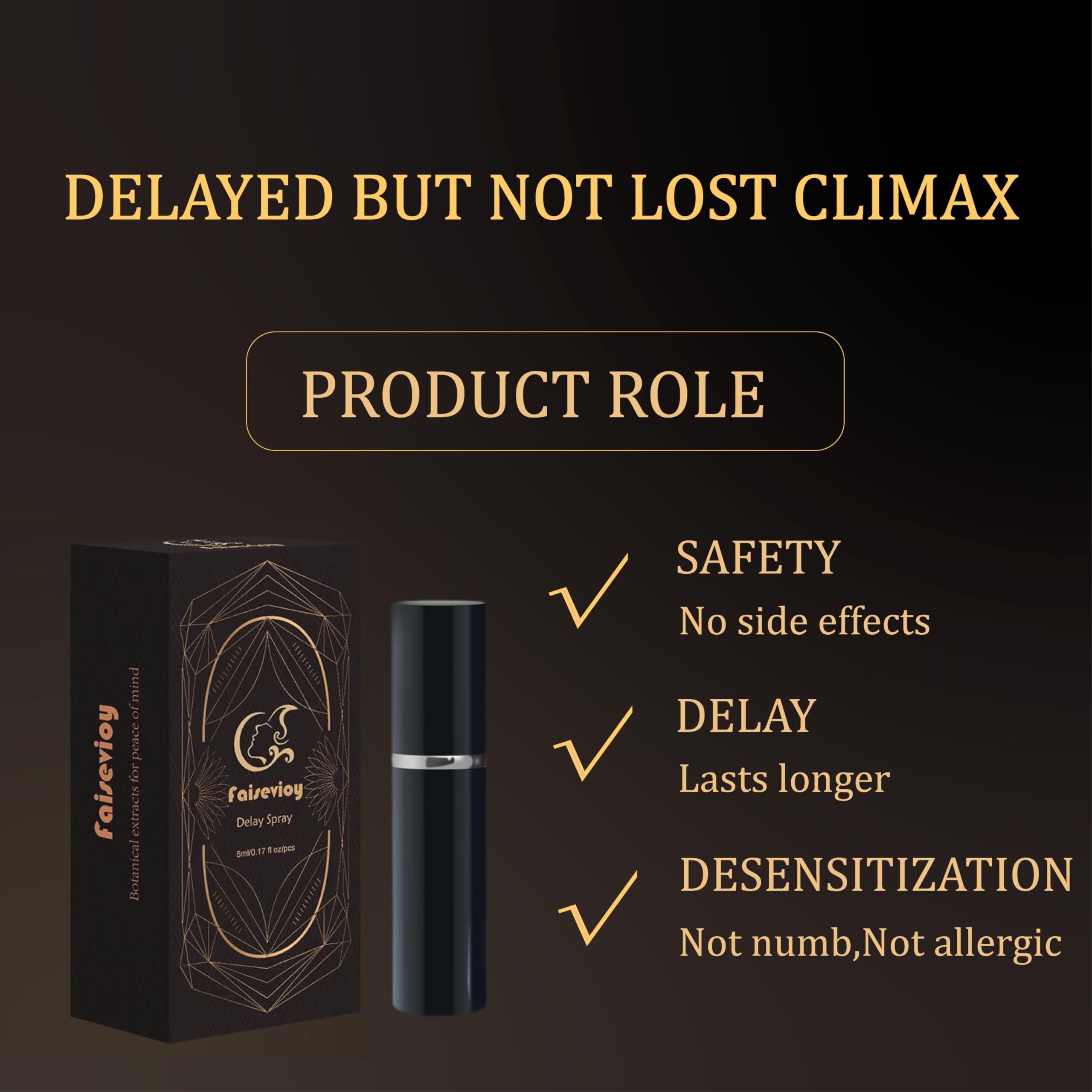 sprayritardante per uomo-Dura di più a letto-eiaculazione precoce-control-5ML/0.17FL OZ