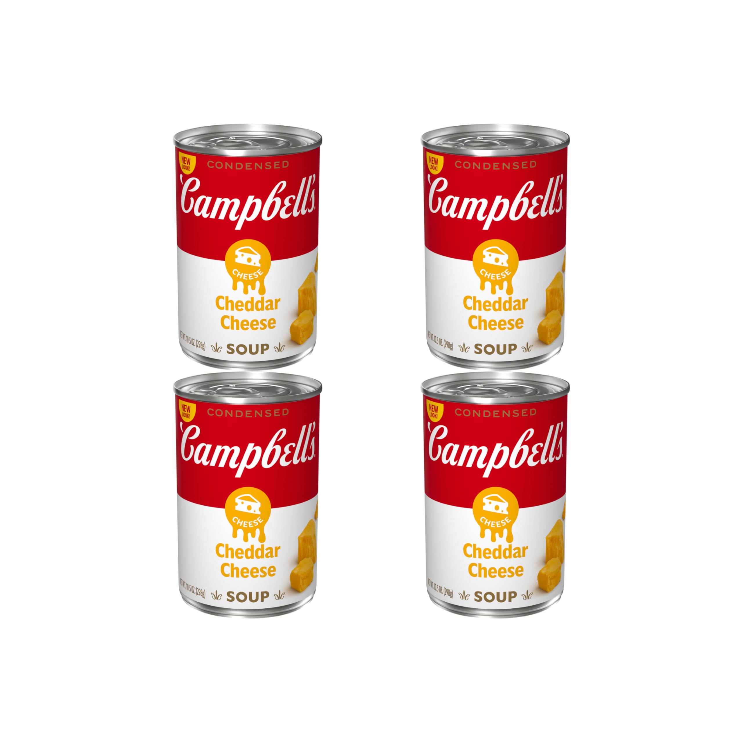 Campbell'sCondensed Cheddar Cheese Soup, 10.5 oz Can (Pack of 4)