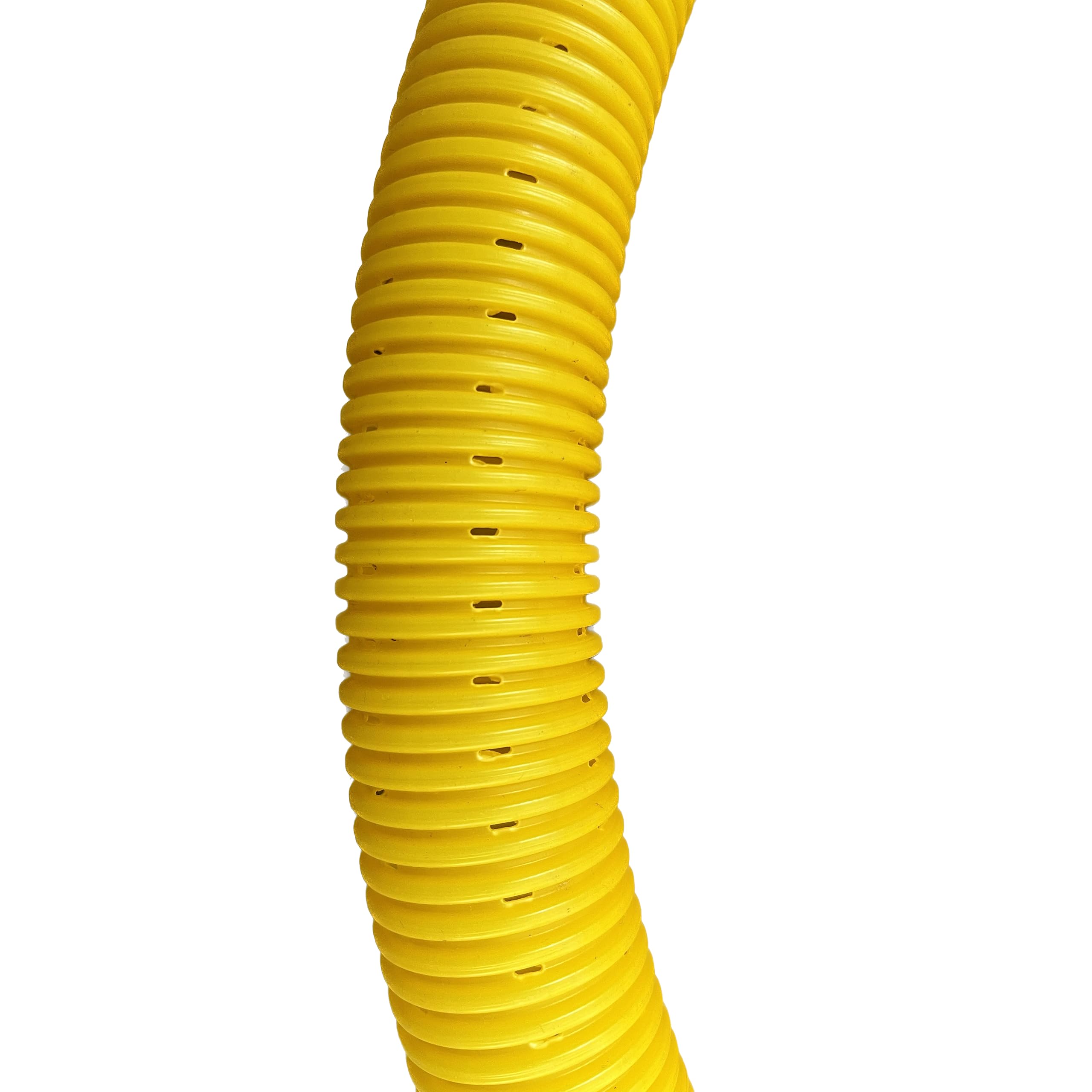 Tuyau de drainage DN50 25 m perforé avec tuyau filtrant géovlies - Jaune PVC-U - Système de drainage - Tuyau de drainage
