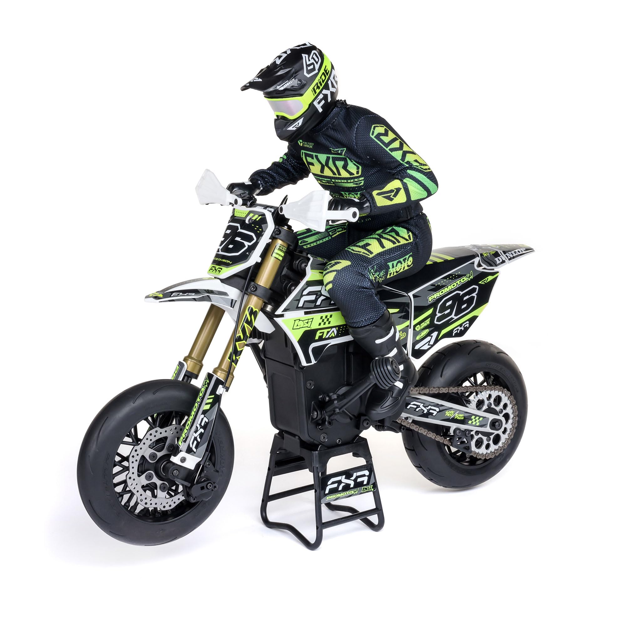 Amazon.com: Losi Promoto-SM 1/4 Super Moto Motorcycle FXR