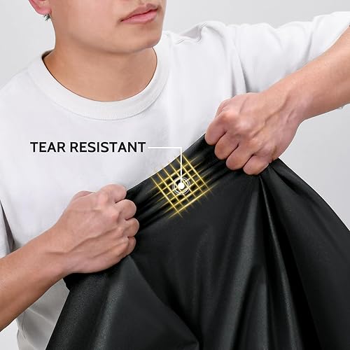 Miniatura 30 de COSFLY Fundas impermeables para muebles de patio, fundas para sillas de exterior resistentes, se adaptan a hasta 35 pulgadas de ancho x 38 pulgadas