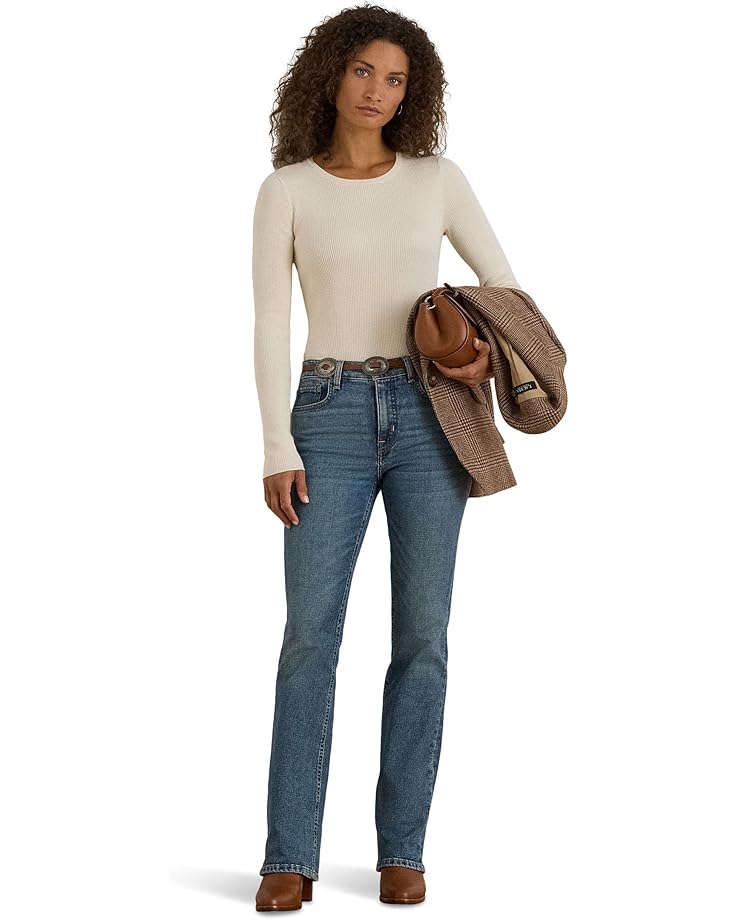 Lauren Ralph Lauren Rib-Knit Cotton-Blend Crew Neck Sweater - #4 of 4