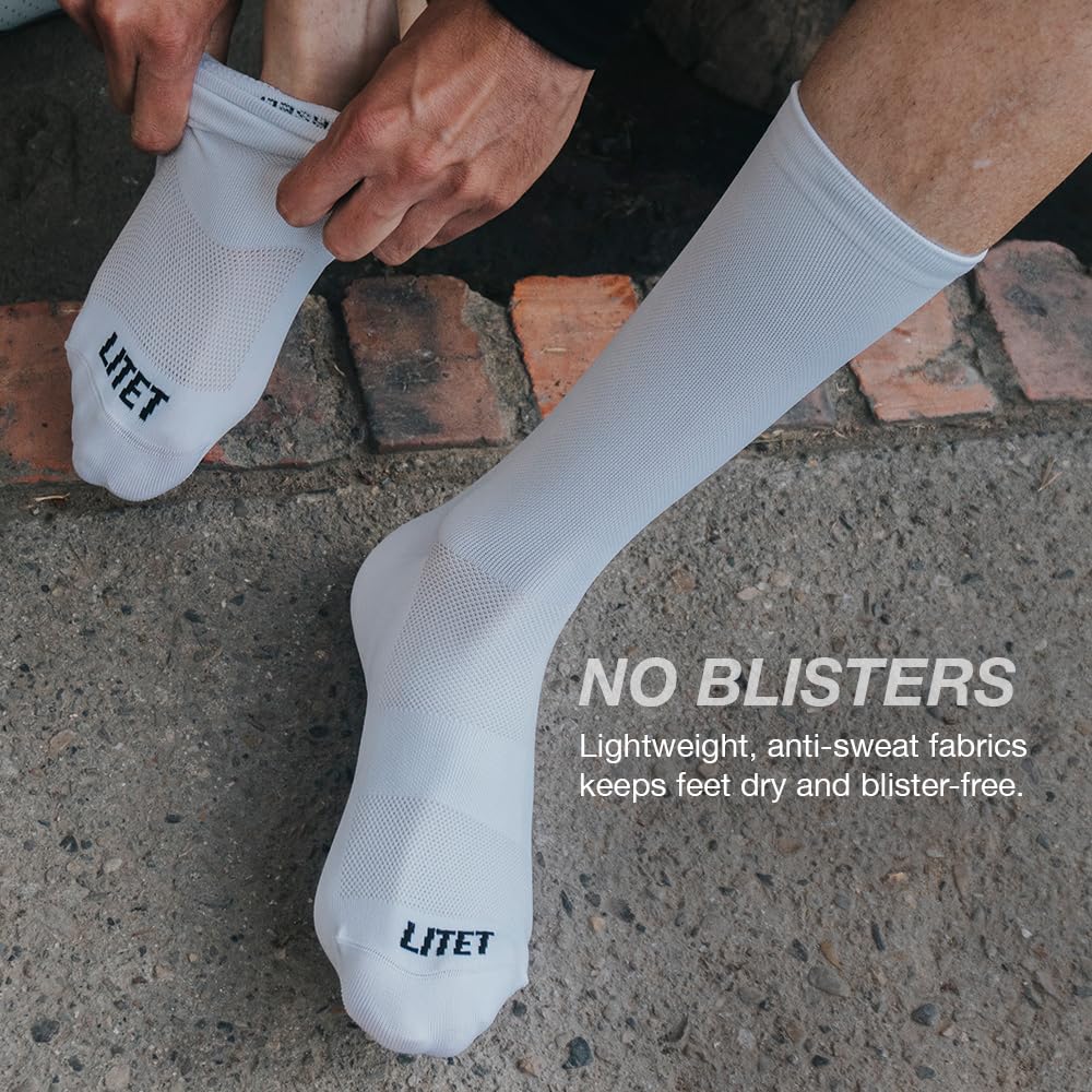 LITET Calcetines de ciclismo para hombre y mujer