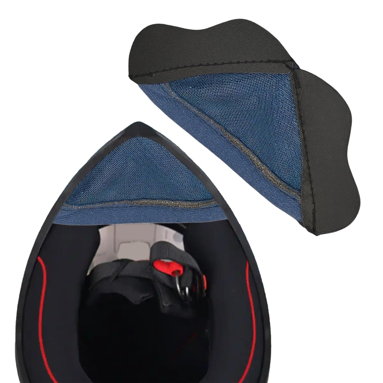 chin curtain motorcycle helmet Supertech R10 - Accessories The Chin Curtain reduces wind turbulence in the lower part of the face and the noise level in the helmet HJC 510-002 DS-X1 Chin Curtain
