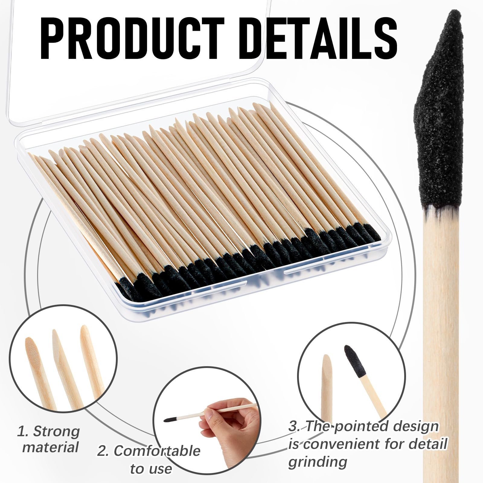 Honoson Sanding Sticks - Fine Detail Abrasives -3