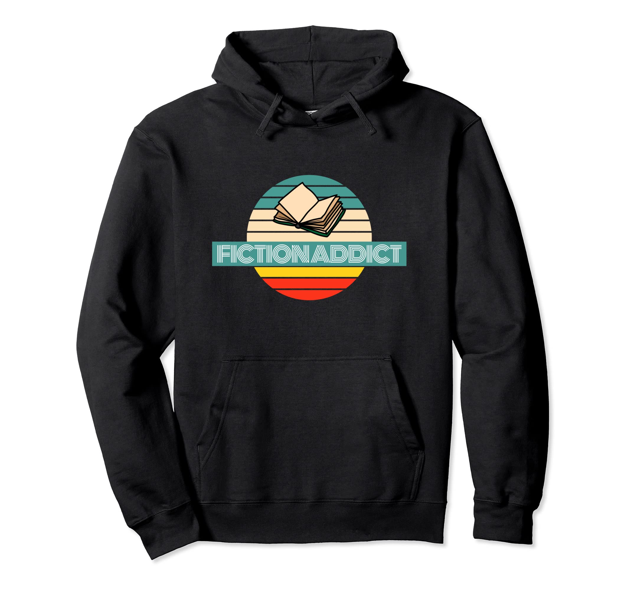 Fiction Addict - designed for book lovers Pullover Hoodie