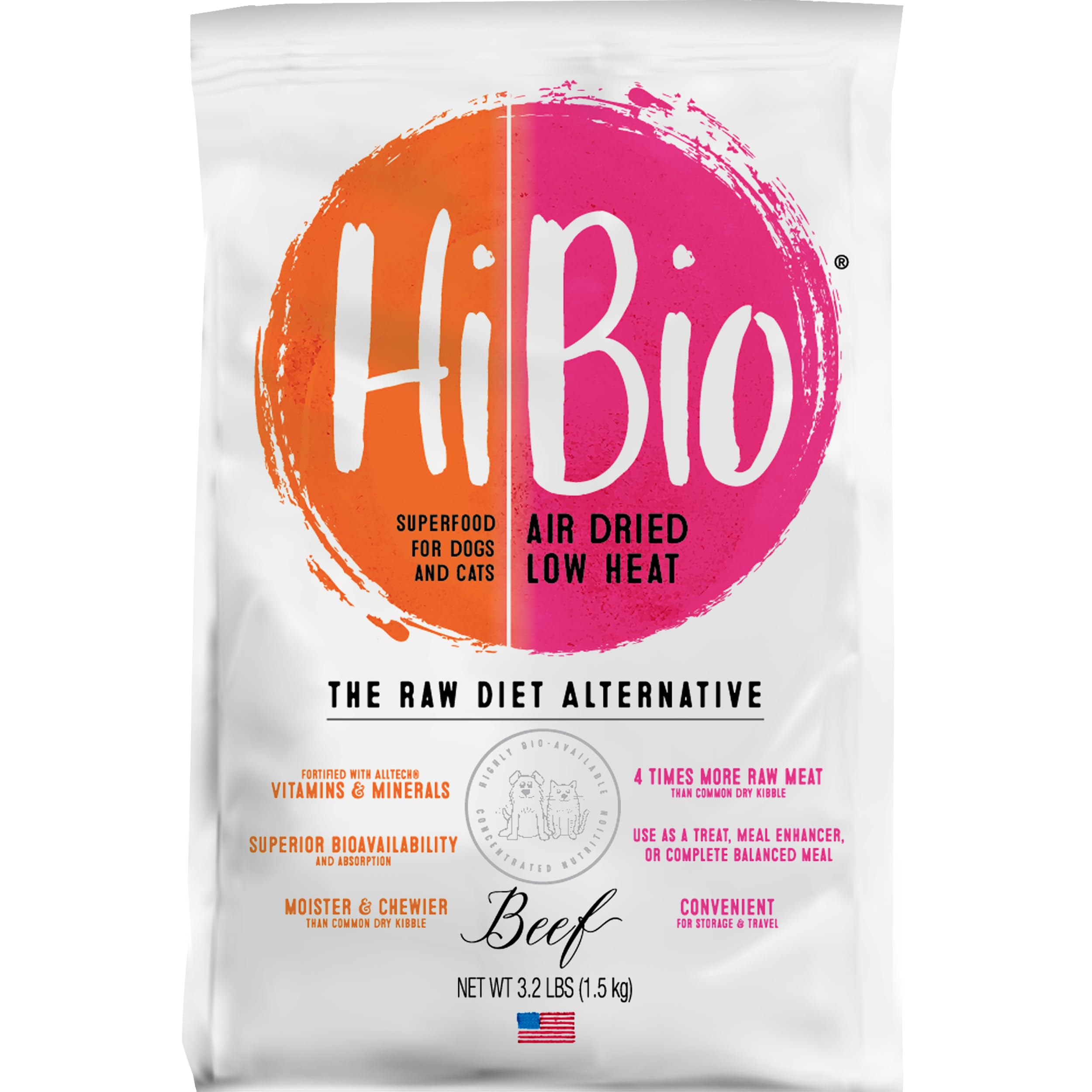 Evanger's Hi·Bio Air-Dried Beef for Dogs & Cats